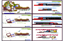 Luxurious Hotel Project detail view dwg file