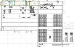 Mechanical  Coffee Roasting Building dwg file