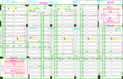 Mezzanine Floor Roof Slab Framing Plan Zone dwg file