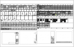 Miscellaneous block design view dwg file 