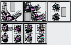 Multinational high rise corporate building design drawing 