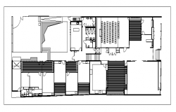 Office Construction Layout Plan dwg file 