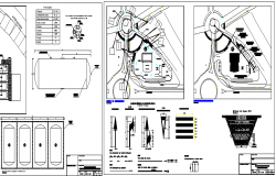 Online Gas Station Design and Elevation dwg file