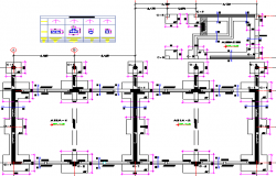 Pavilion Architecture College and Structure Elevation dwg file