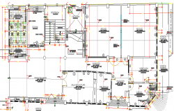 Primary School Design and Structure Details dwg file