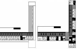 Project of Health Center New Plant Elevation, Structure Details dwg file