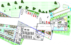 Project of Mental Hospital Elevation dwg file