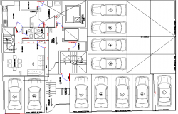 Residential Apartment Building Structure Details dwg file