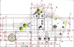 Residential house plan dwg.