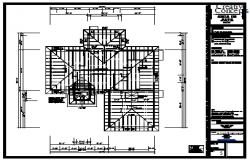 Roof plan detail design drawing of Bungalow design drawing