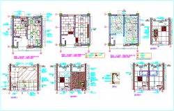 Sanitary detail view plan off toilet for main building dwg file