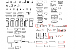 Sanitary ware blocks dwg file