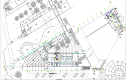 School Architecture Design and Structure Details dwg file