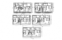 Simple Apartment architectural lay-out design