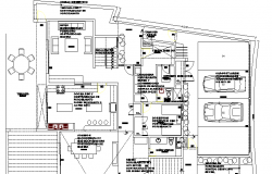 Single Family House Plan and Structure Details dwg file