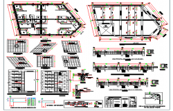 Structure Details of Housing Project dwg file