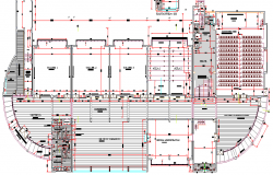Structure Details of Multi Flooring School Design dwg file 