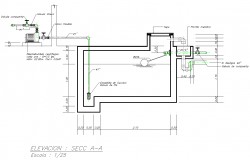 Tank detail autocad dwg files