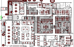 The Architecture Plan of General Hospital Elevation dwg file