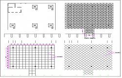 Three Dimensional Structure of Hospital dwg file