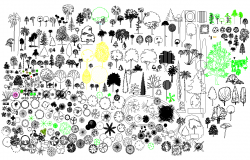 Various Garden Cad Blocks 