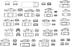Vehicle Blocks dwg file