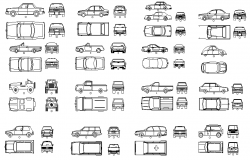 Vehicle Cad Blocks 