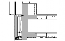Wall Construction Plan Detail dwg file