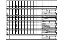 Wall Construction Plan dwg file