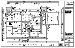 Working drawing of bungalow design drawing