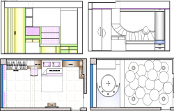 bedroom layout , ceiling layout dwg file