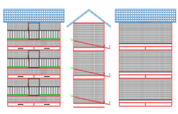 elevation of a building dwg file