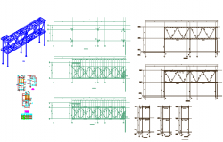 general view of steel structure