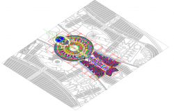 irrigation layout plan dwg file