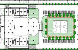 master plan layout of resort dwg file