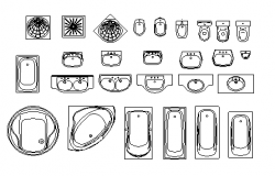 sanitary blocks cad file