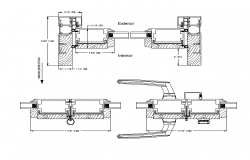 swing direction of an exterior door