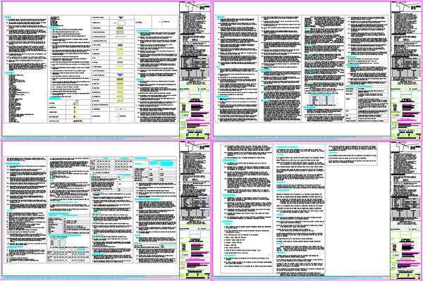 AutoCAD RCC Structural General Notes for Design and Construction