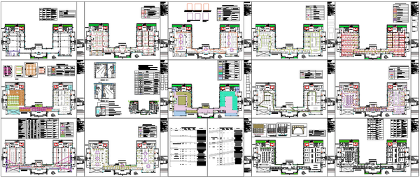 Modern Café Interior Design Layout 9500 Sqft AutoCAD DWG Plan