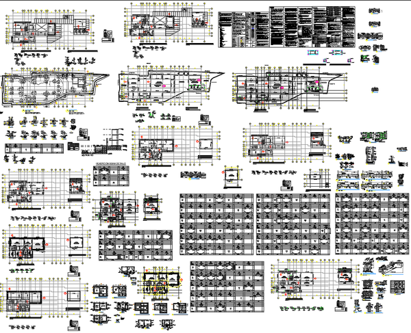 Structural Slab and Beam Reinforcement Layouts with Levels in DWG File