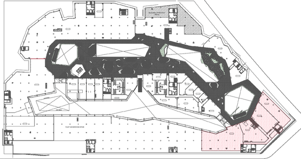 Cafe Counter Elevation And Section Drawing With Interior Layout