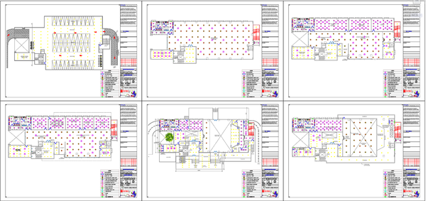 Library Building Detailed AutoCAD DWG Plan with Reading Hall and Stack