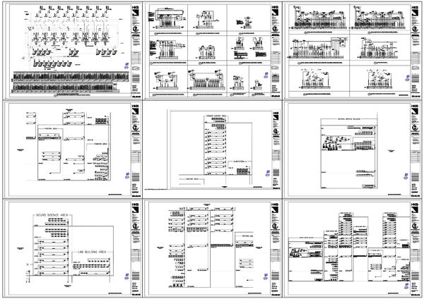 Electrical Single Line Diagram AutoCAD DWG with Panels and Load Data