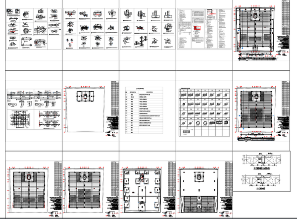 Commercial Multi-Level Car Parking Structure Structural AutoCAD DWG