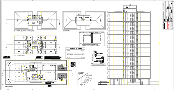 Residential Fire Safety Layouts DWG for 5,313.27 m² Building
