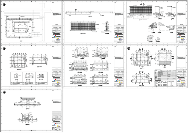 Building Elevation and Structural Layouts with Detailed Measurements
