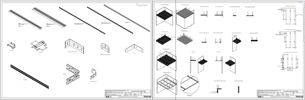 Ceiling Grid and Suspension System Details with Precise Measurements
