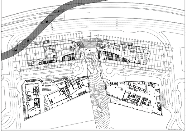 KAFD Parcel 2.06 AutoCAD Site Plan with Detailed Layout plans