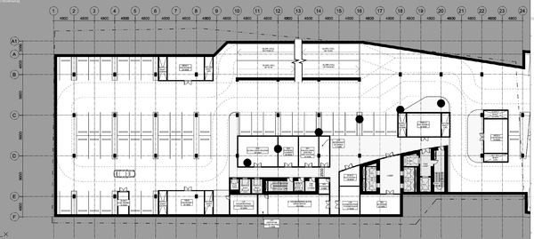 Subterranean Floor Plan with Detailed Layout and Precise Measurement