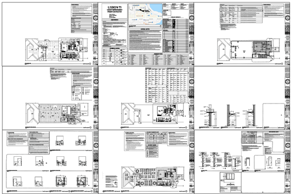 Tenant Improvement Design with Detailed Floor Plan and Measurements